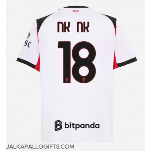 AC Milan Christopher Nkunku #18 Vieraspaita 2025-26 Lyhythihainen